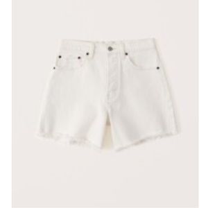 Abercrombie and Fitch White Jeans Shorts NWT